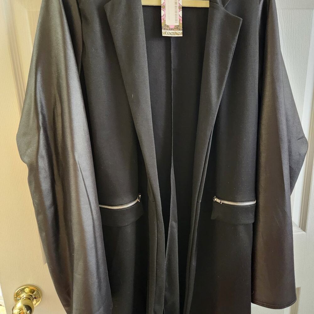 Boohoo Jersey Duster jacket size 24